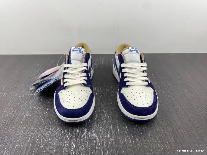Cheap DM7866-808 TRAVIS CUSTOM JORDAN 1 X AIR SCOTT 0427